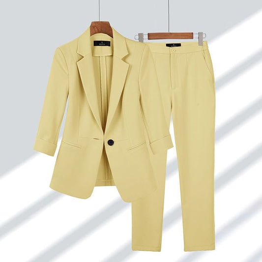 EleganzSet™ - Klassischer Blazer & Hosen Kombination für zeitlose Stil