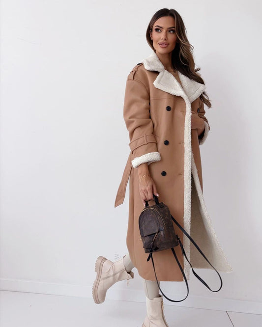 Stiluxe™ Teddy-Mantel – Eleganz für den Winter